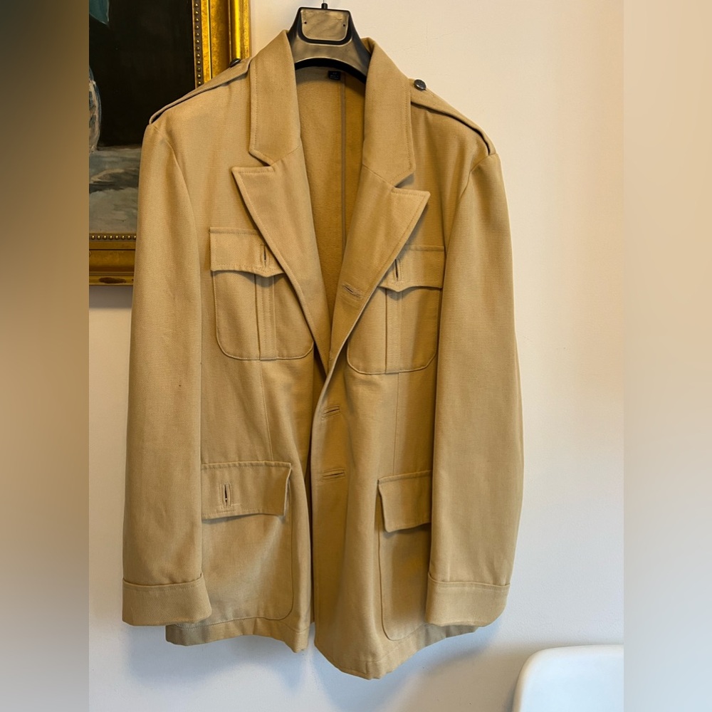 Man safari jacket